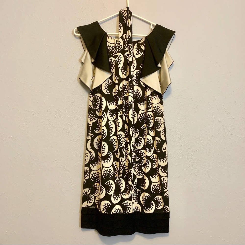 Diane Von Furstenberg Black & Ivory Dress
